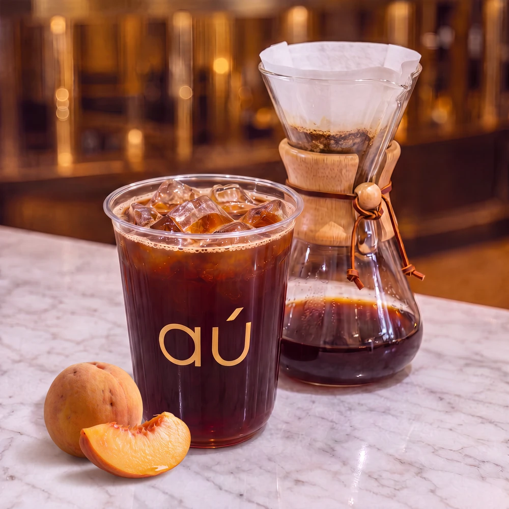 Iced Chemex - Colombian Sweet Peach / كيمكس مثلجة - كولومبيا سويت بيتش