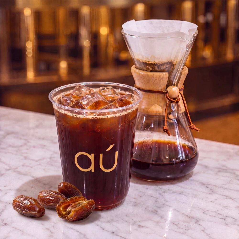 Iced Chemex - Yemen Dates Alchemy / كيمكس مثلجة - يمن ديتس ألكيمي