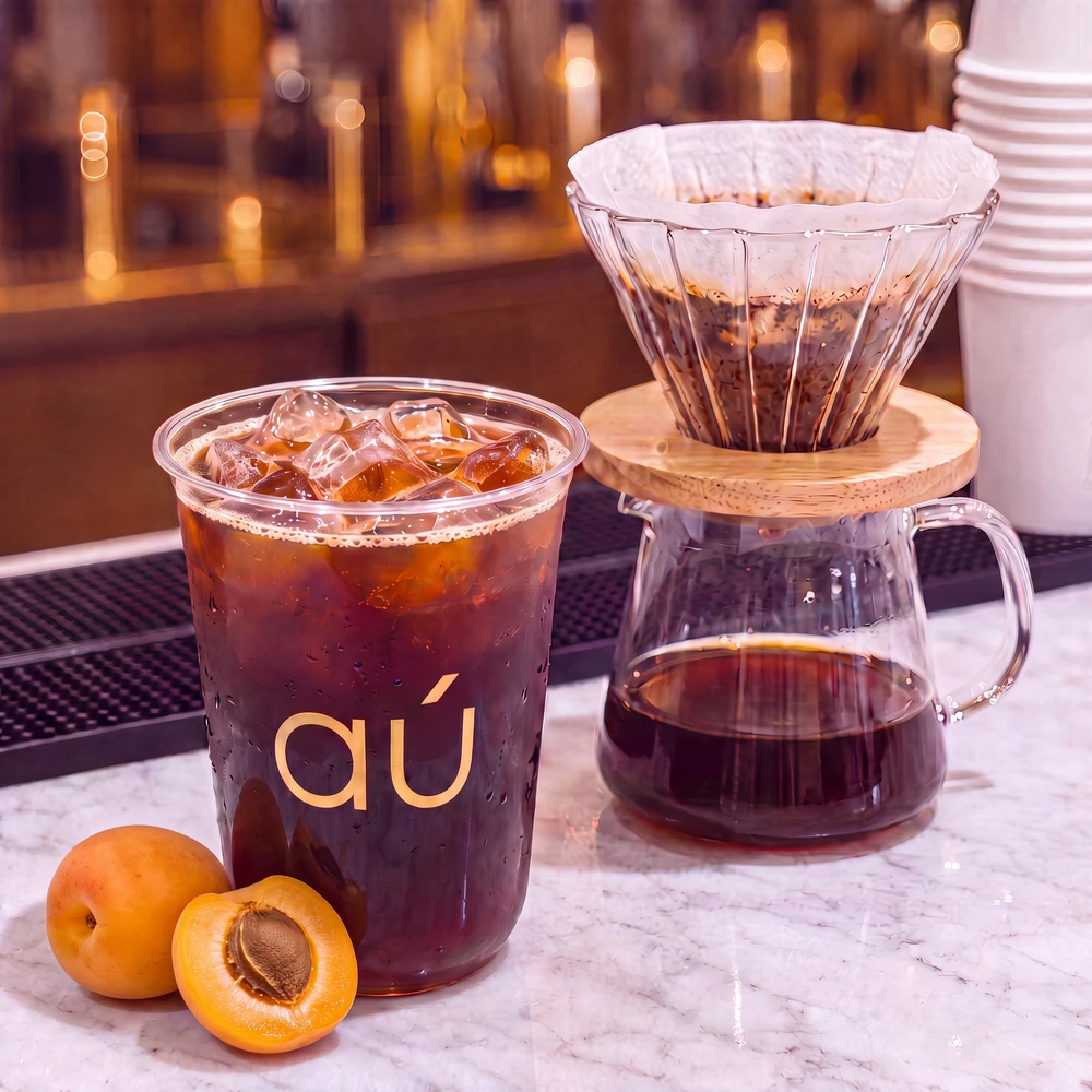 Iced V60 - Ethiopia Wamena Apricot / V60 مثلجة - إثيوبيا وامينا أبريكوت