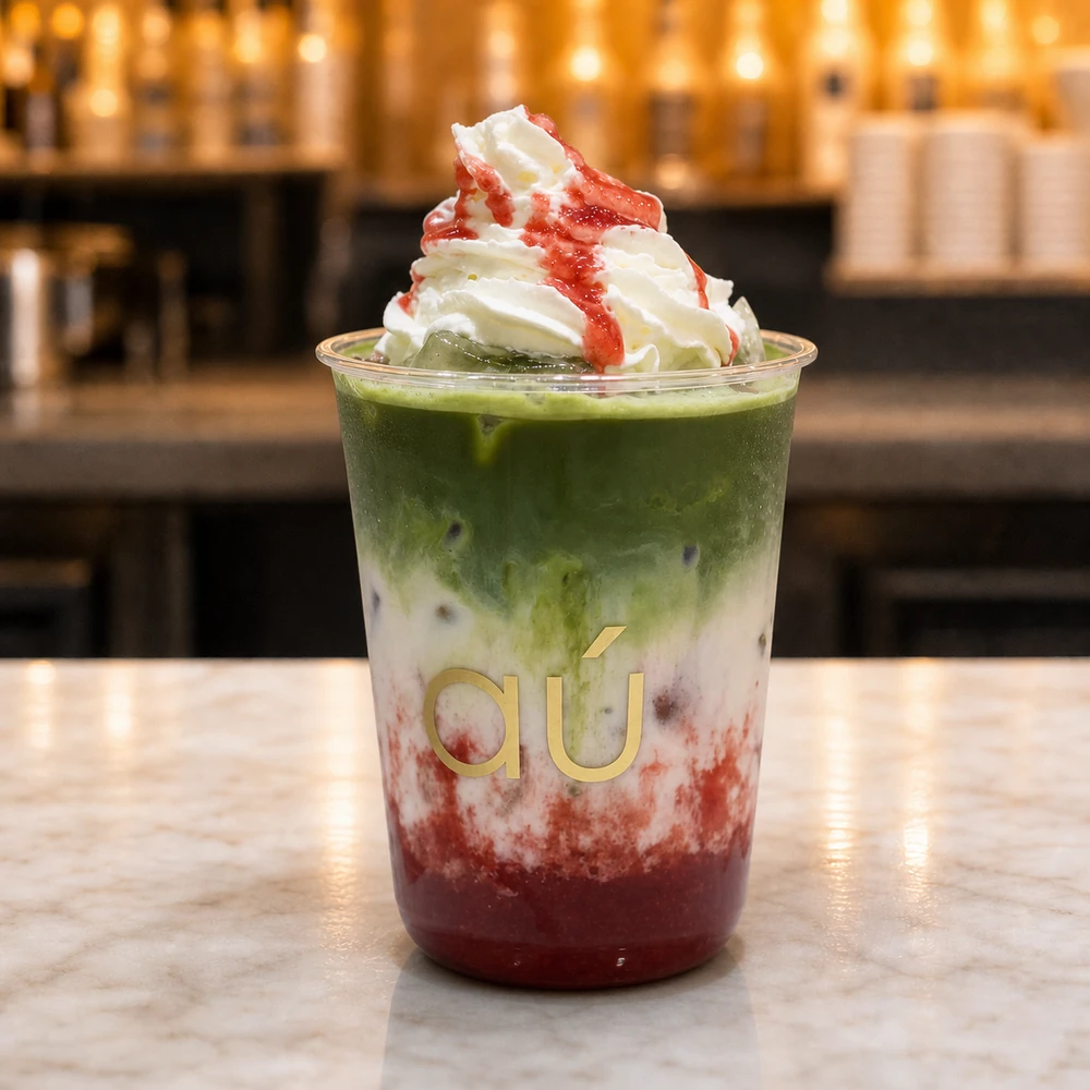 AU Signature Strawberry Matcha / ماتشا الفراولة المميزة من AU